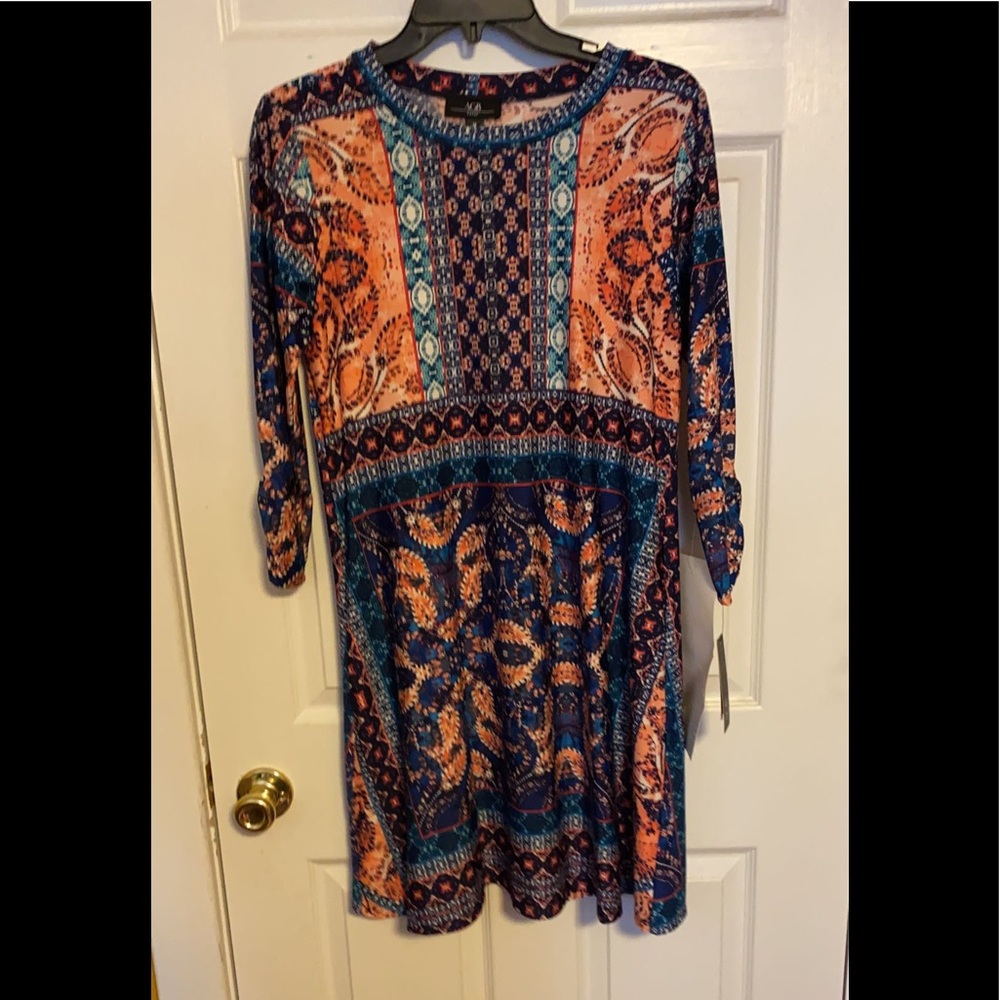 AGB Printed Dress